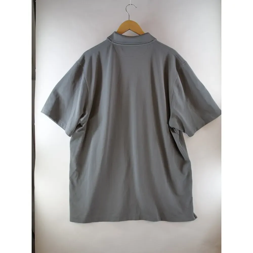 Under Armour Men's Polo 2xl Gray Embroidered POLO Shirt Heatgear‎ - Picture 7 of 8